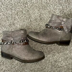 Crown Vintage Lil Shanley Bootie - Toast/Textile - Size 9 Little Girls